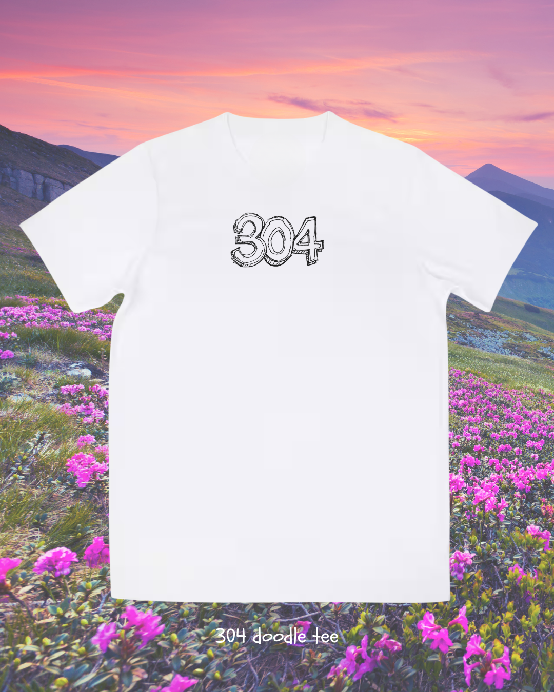 304 doodle tee